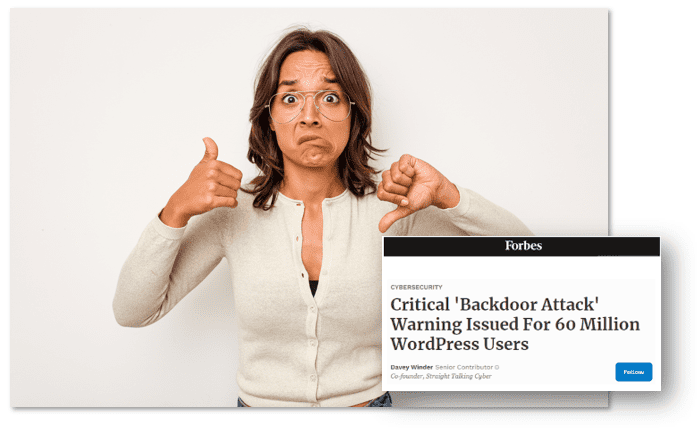 60 Million WordPress sites hacked - dangers of bad website design